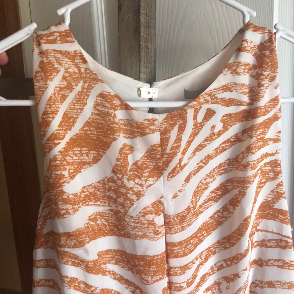 Zebra tank top dress